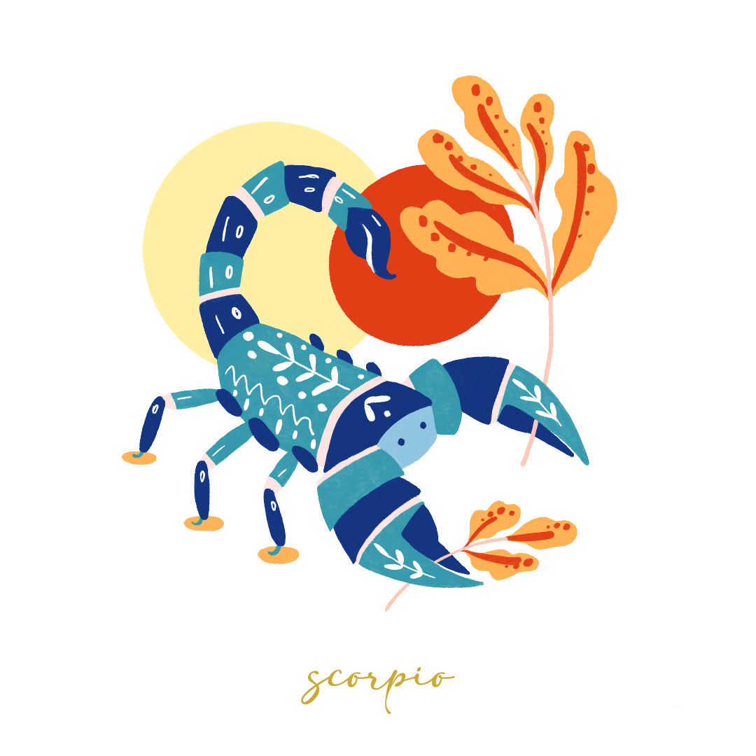 Square Valet Tray - Scorpio