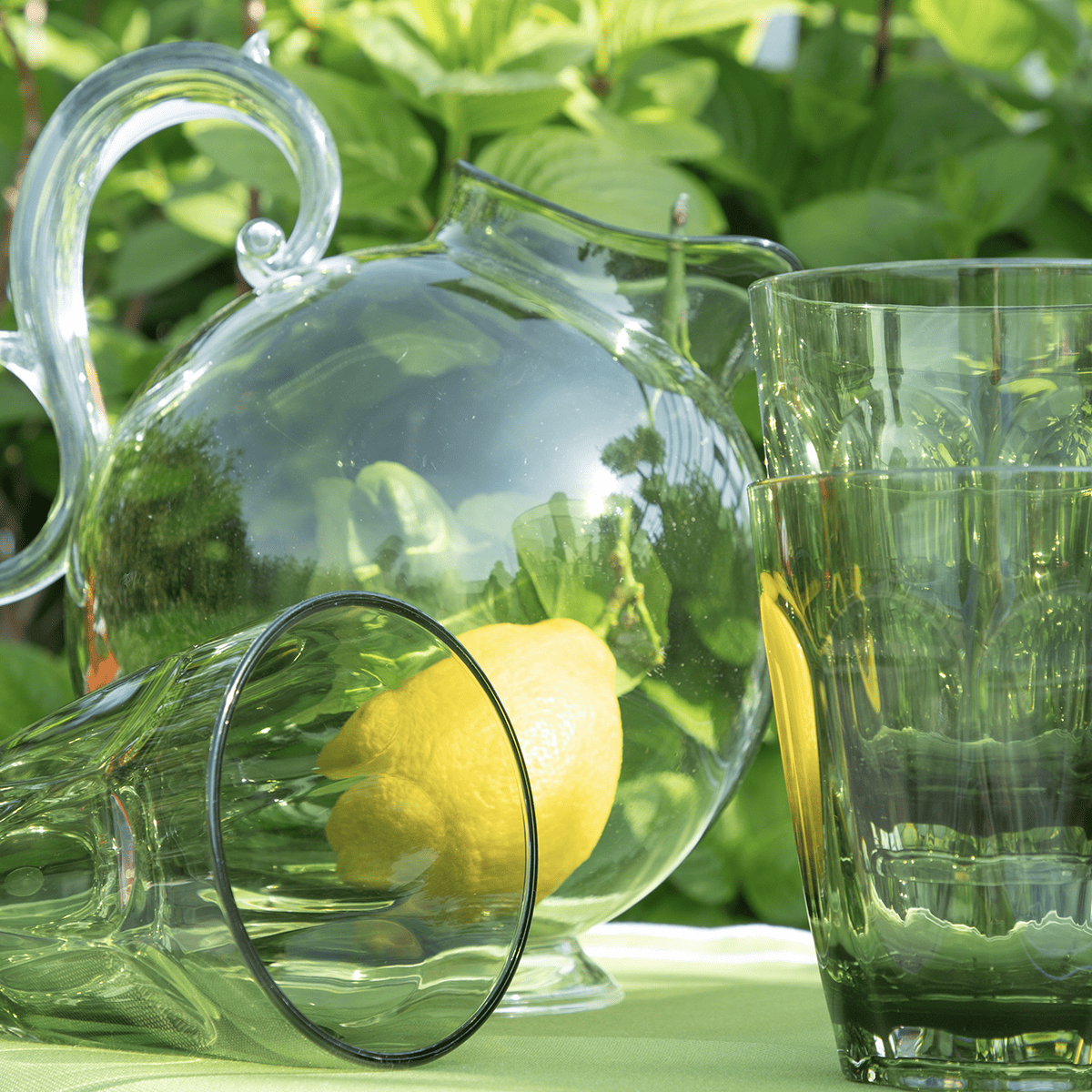 Set of 6 Water Glasses - Aqua