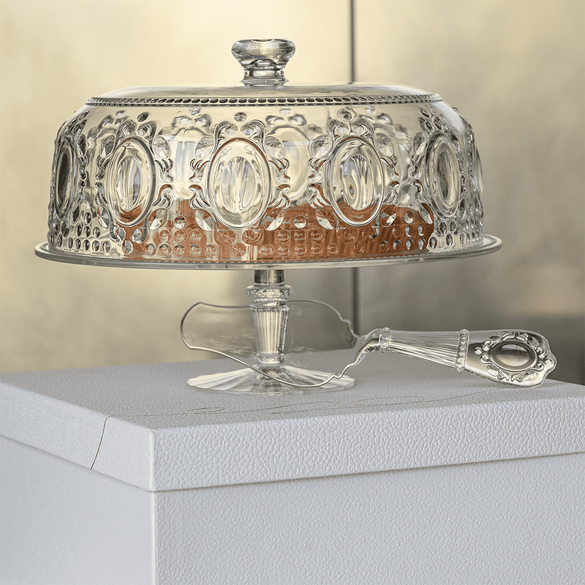 Cake Stand + Cake Server Set - Baroque & Rock Anniversary