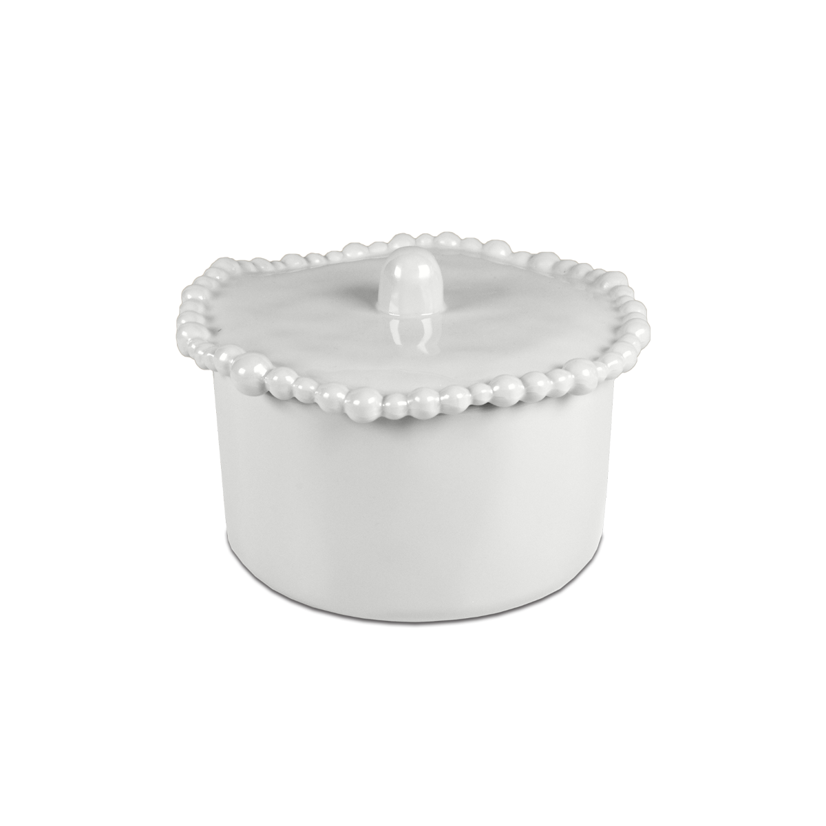 Mini White Biscuit Jar - Joke