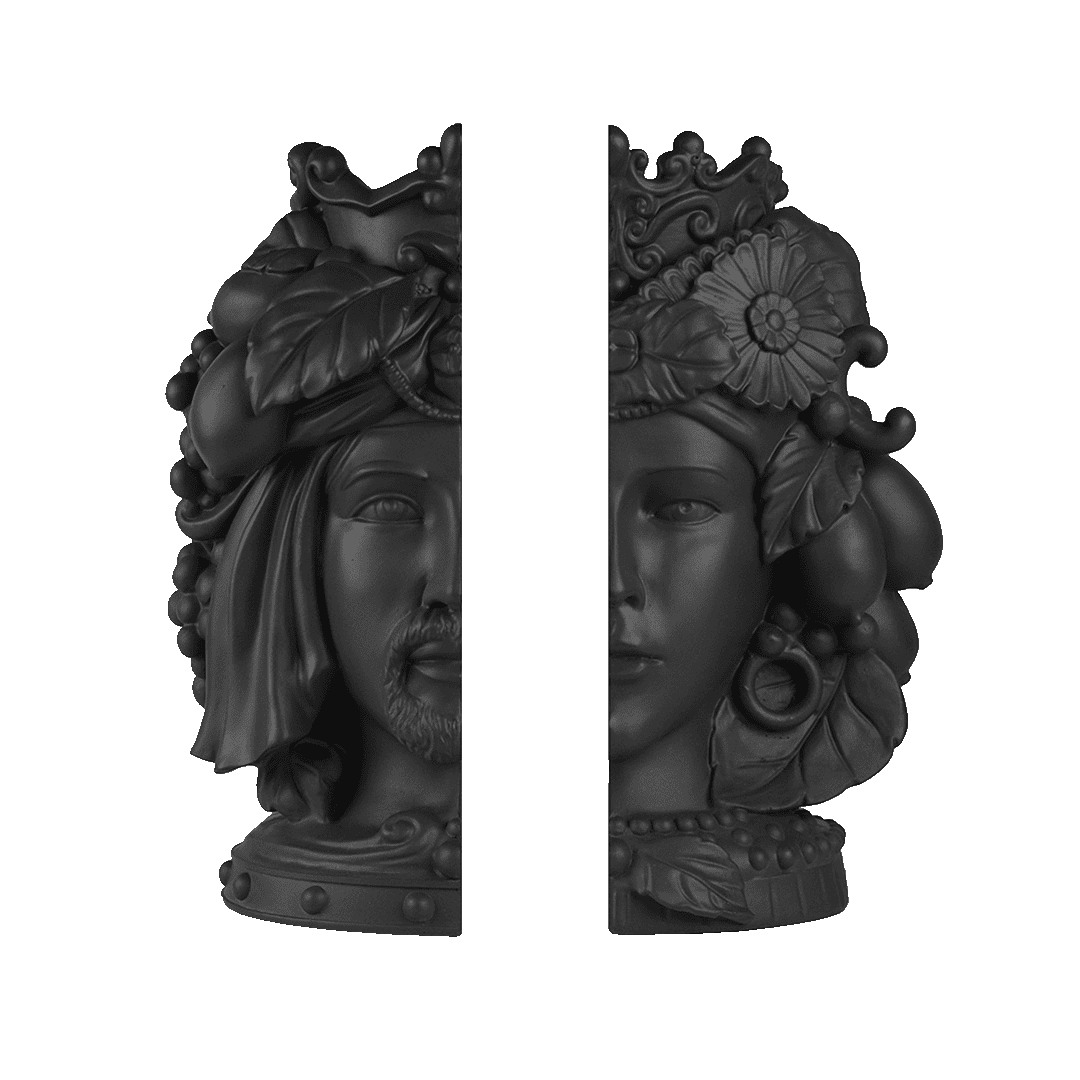 Bookend Couple - Black