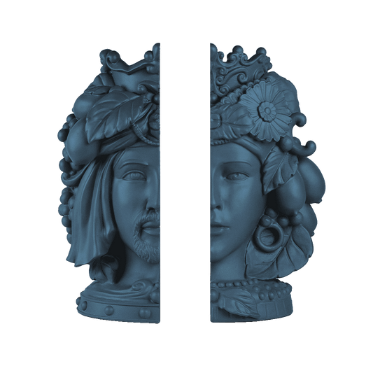 Reggilibro Coppia - Blu/Grigio