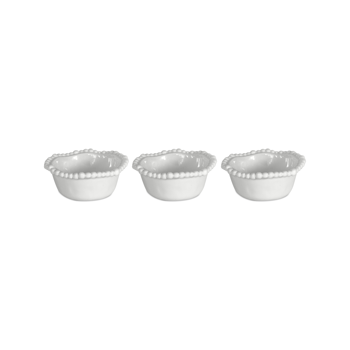Set of 3 White Cups - Joke