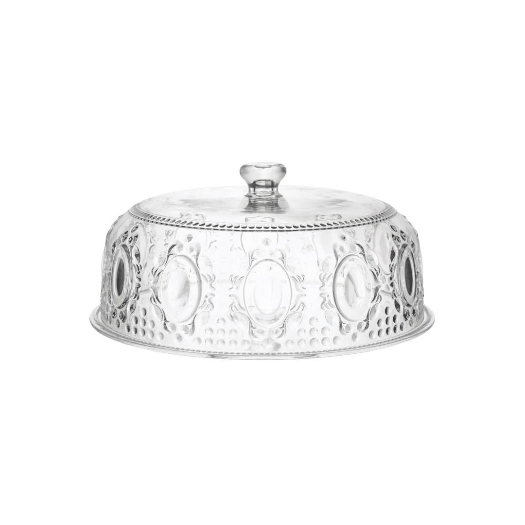 Cake Plate with Dome - Baroque & Rock