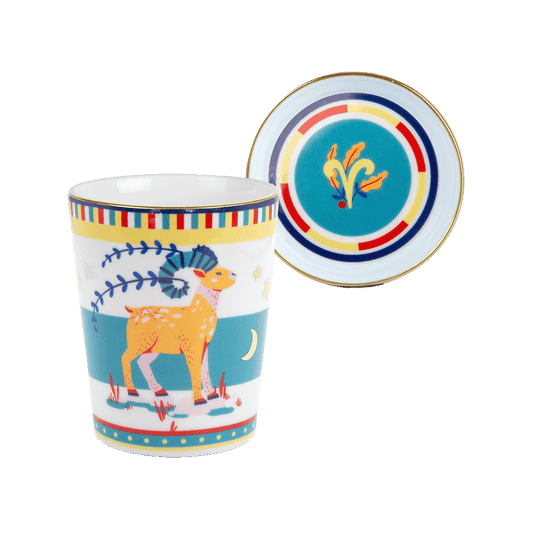 Cup with Saucer/Lid - Aries