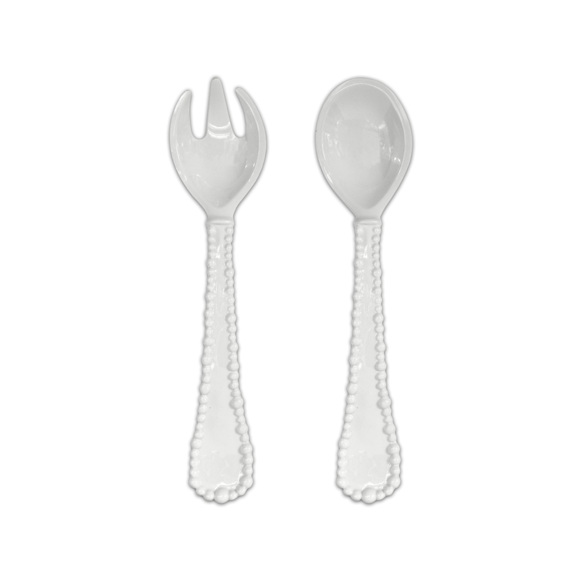 White Salad Cutlery - Joke