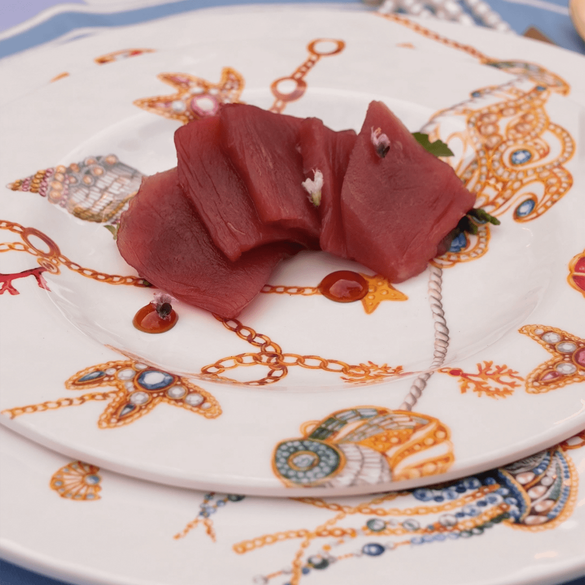 Set of 6 Dessert Plates - Portofino