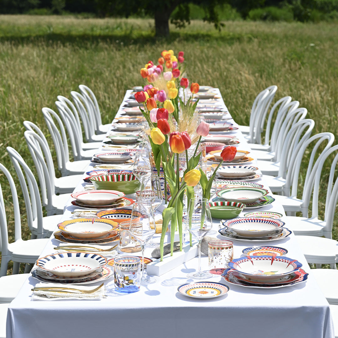 Porcelain soup plate - Mamma Mia