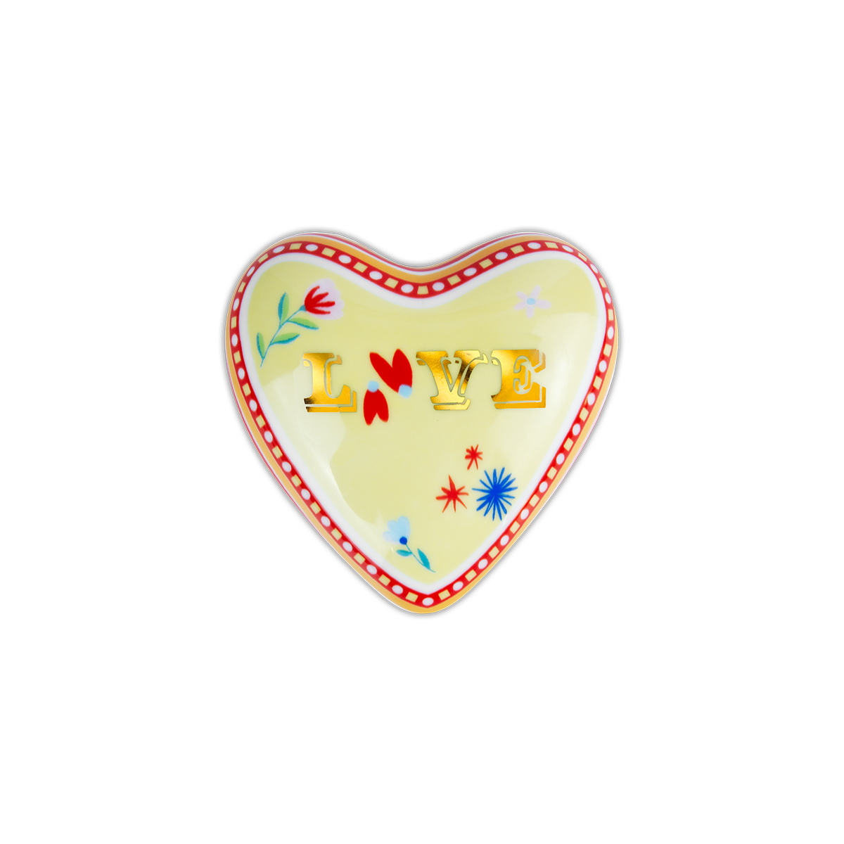 Cuore Piccolo in Porcellana - Mamma Mia
