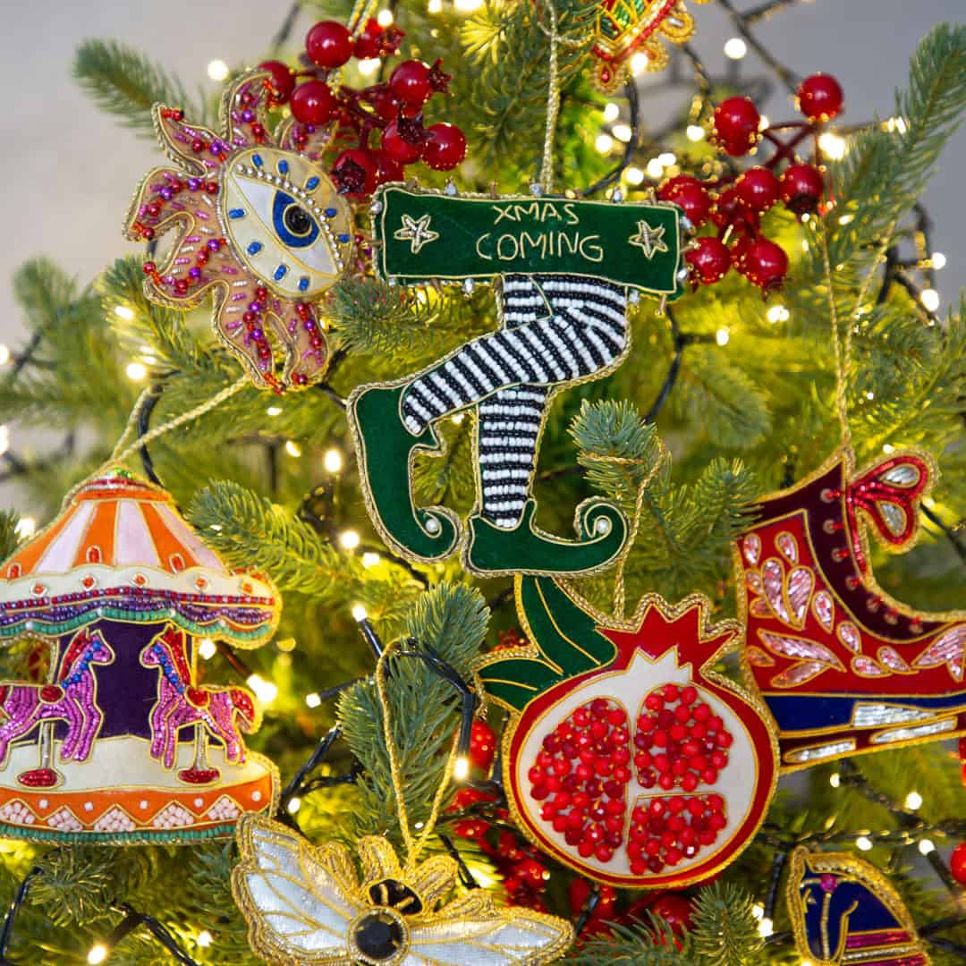 Set 12pz Decorazioni Albero di Natale