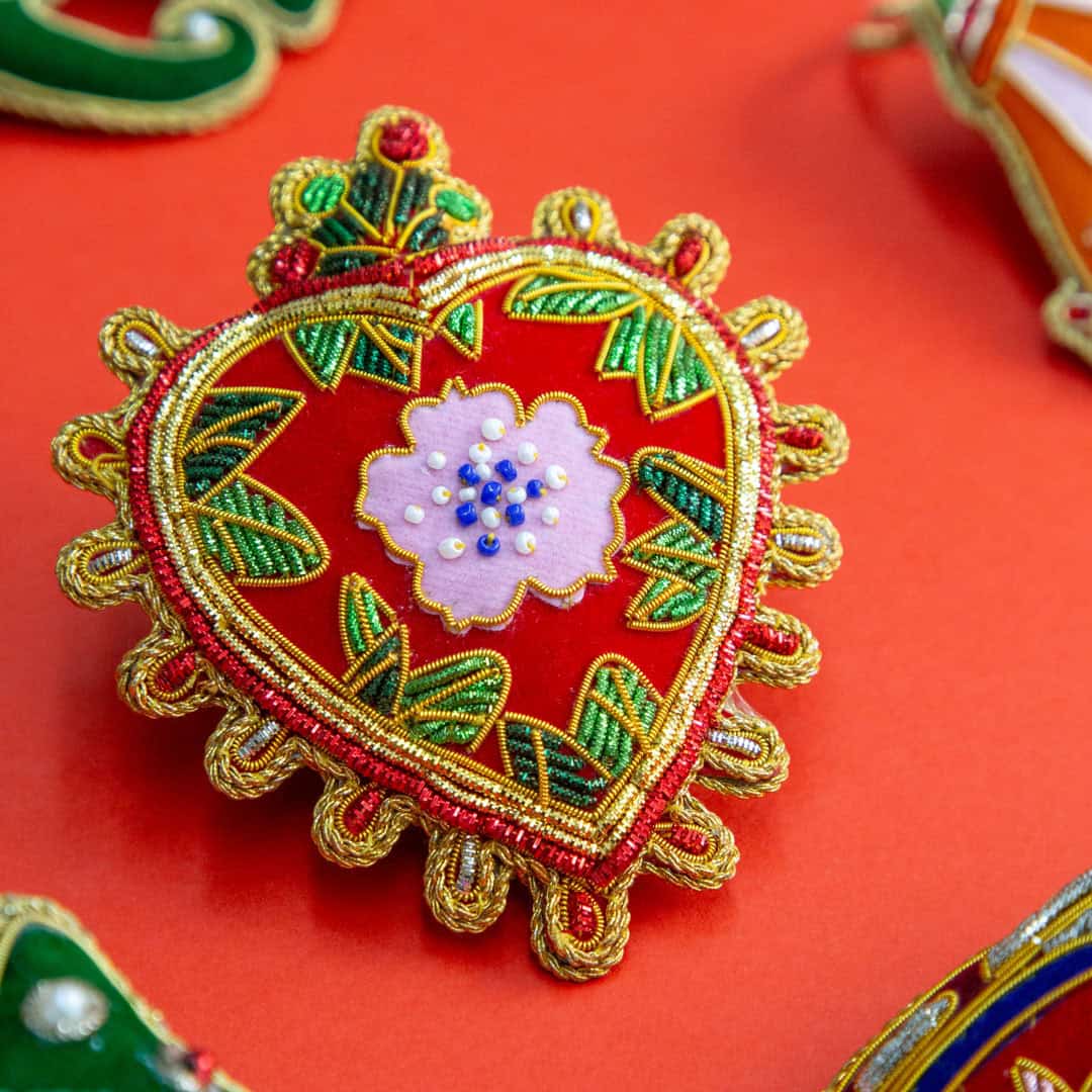 Decorazione Cuore Rosso