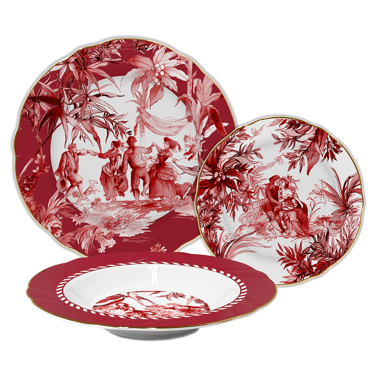 Rouge Dinner Set 18 pieces