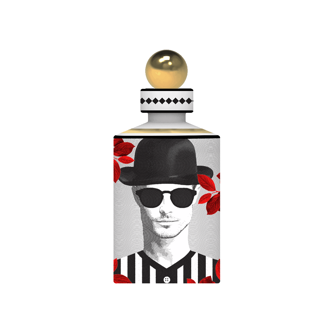 Bottiglia con sfera maxi Mr. Black - Gli Inseparabili