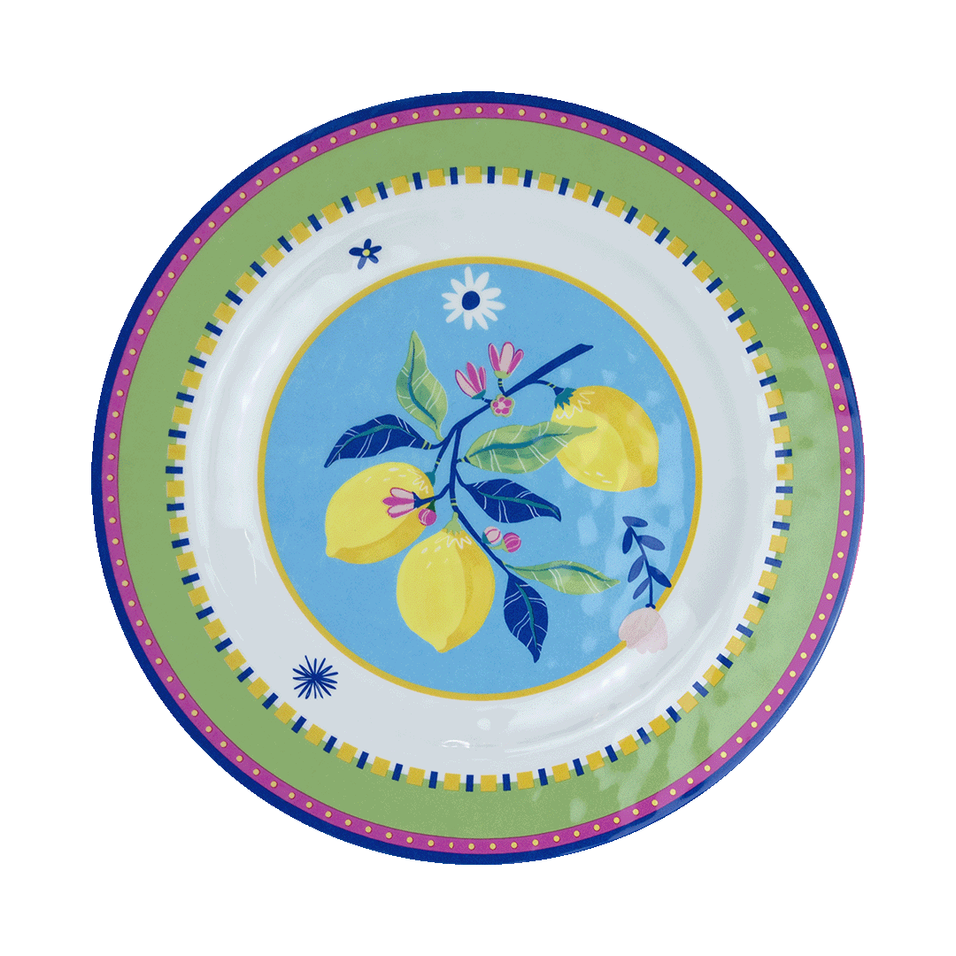 Set of 6 dinner plates - Mamma Mia