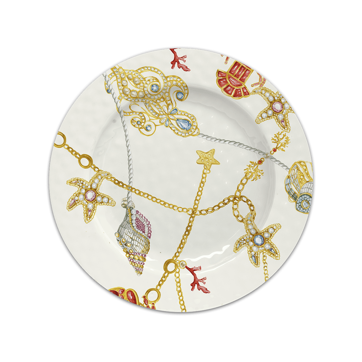 Set of 6 Dessert Plates - Portofino