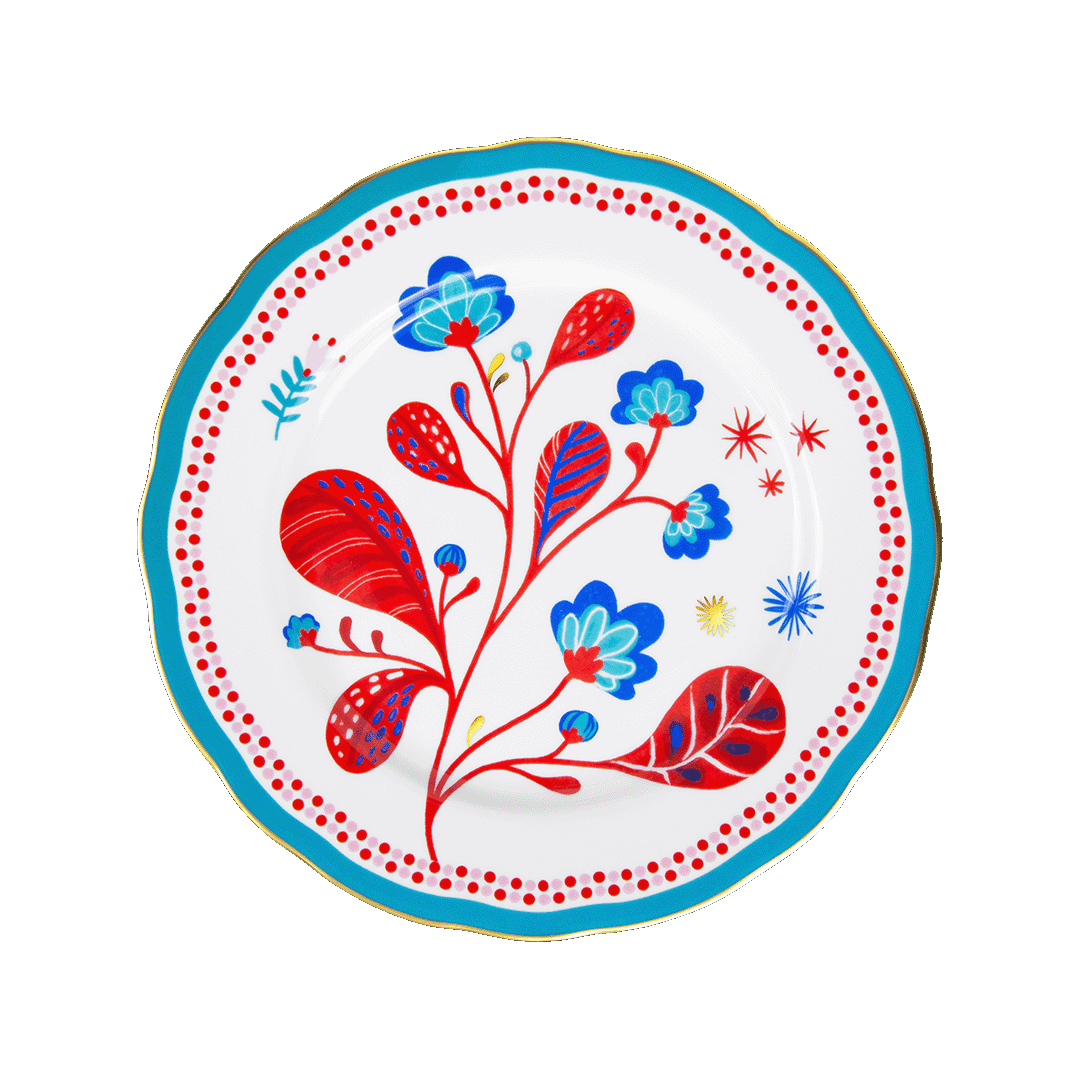 Porcelain dinner plate - Mamma Mia
