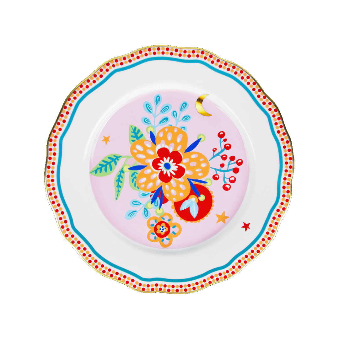Porcelain dinner plate - Mamma Mia