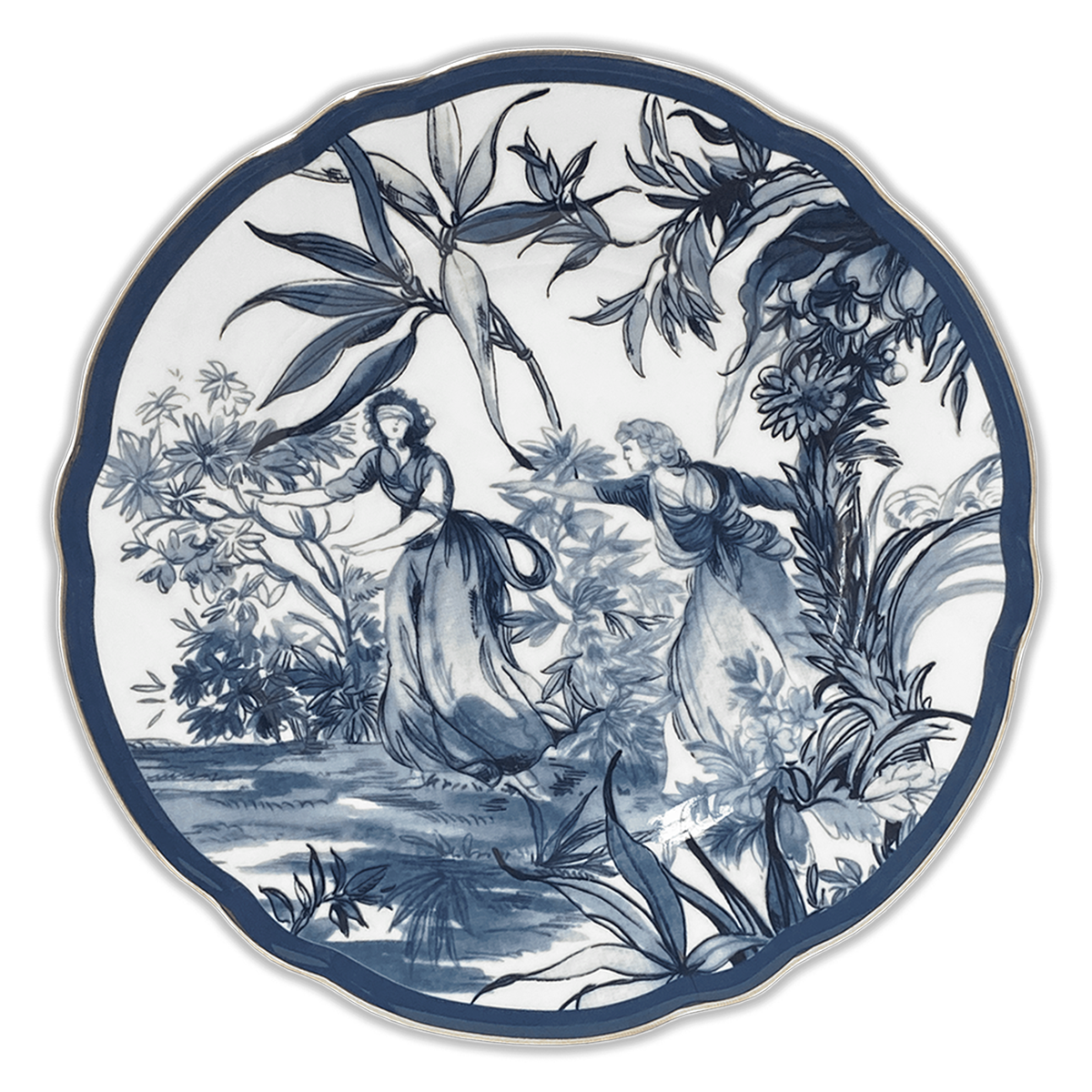 Set of 6 dinner plates - Versailles