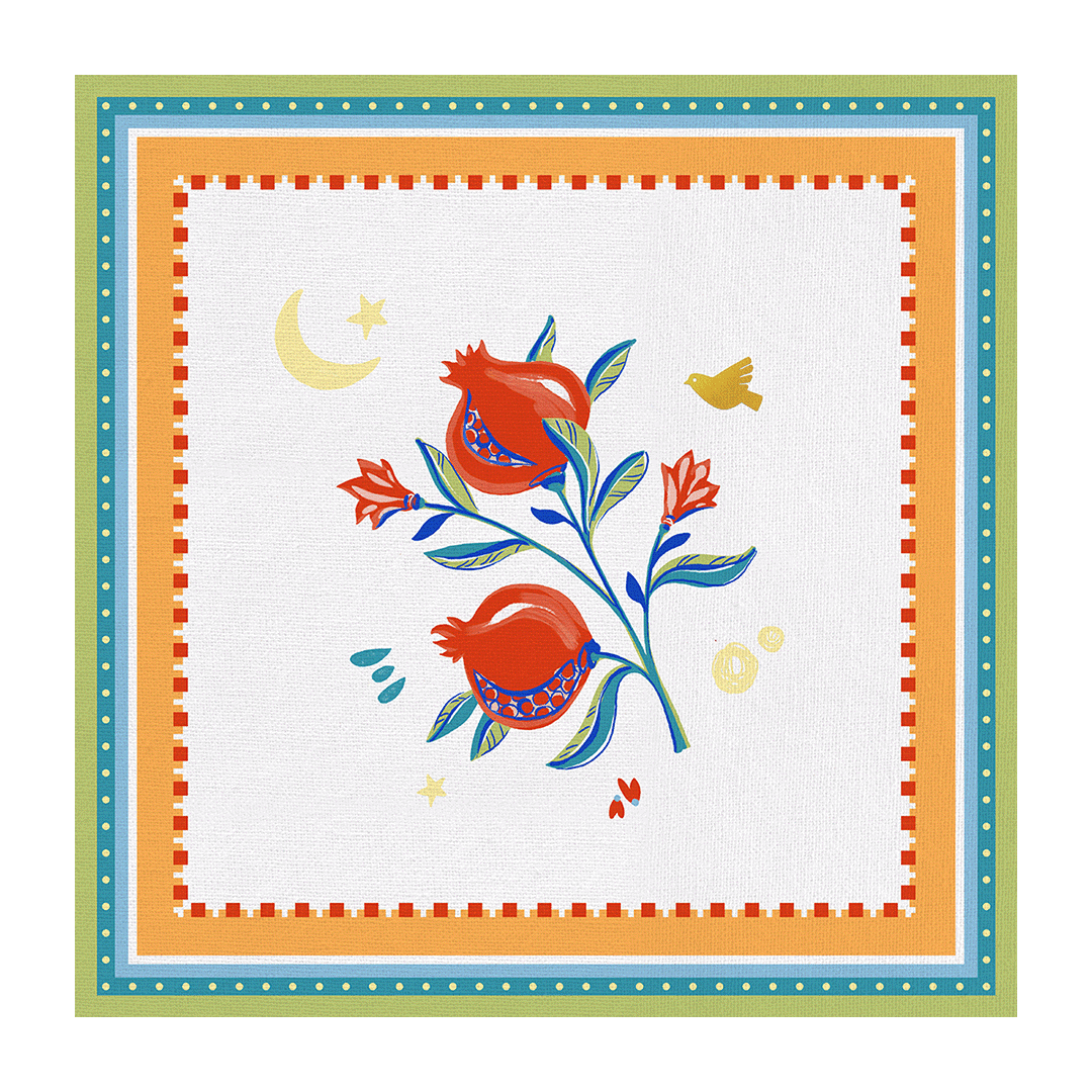 Square Stain Resistant Placemat - Mamma Mia