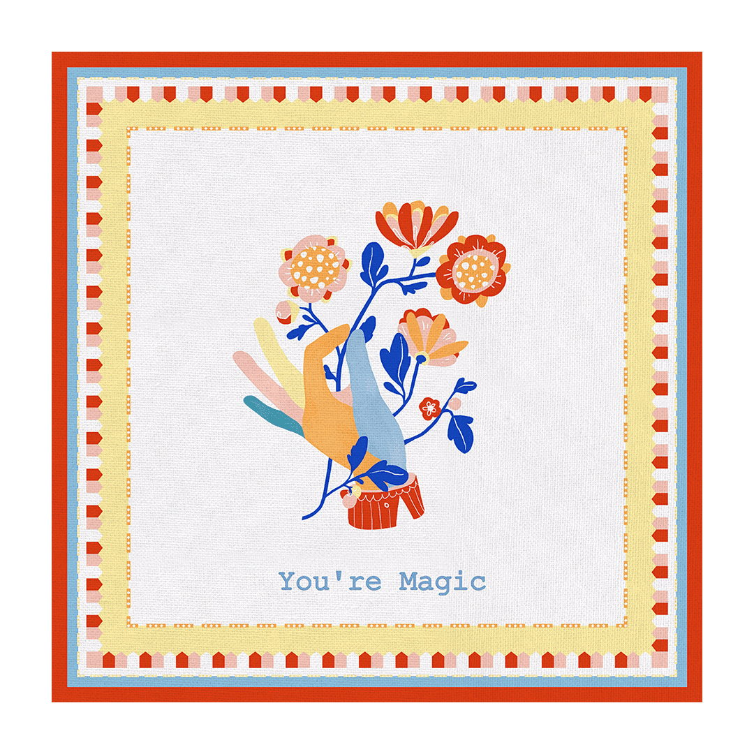 Square Stain Resistant Placemat - Mamma Mia