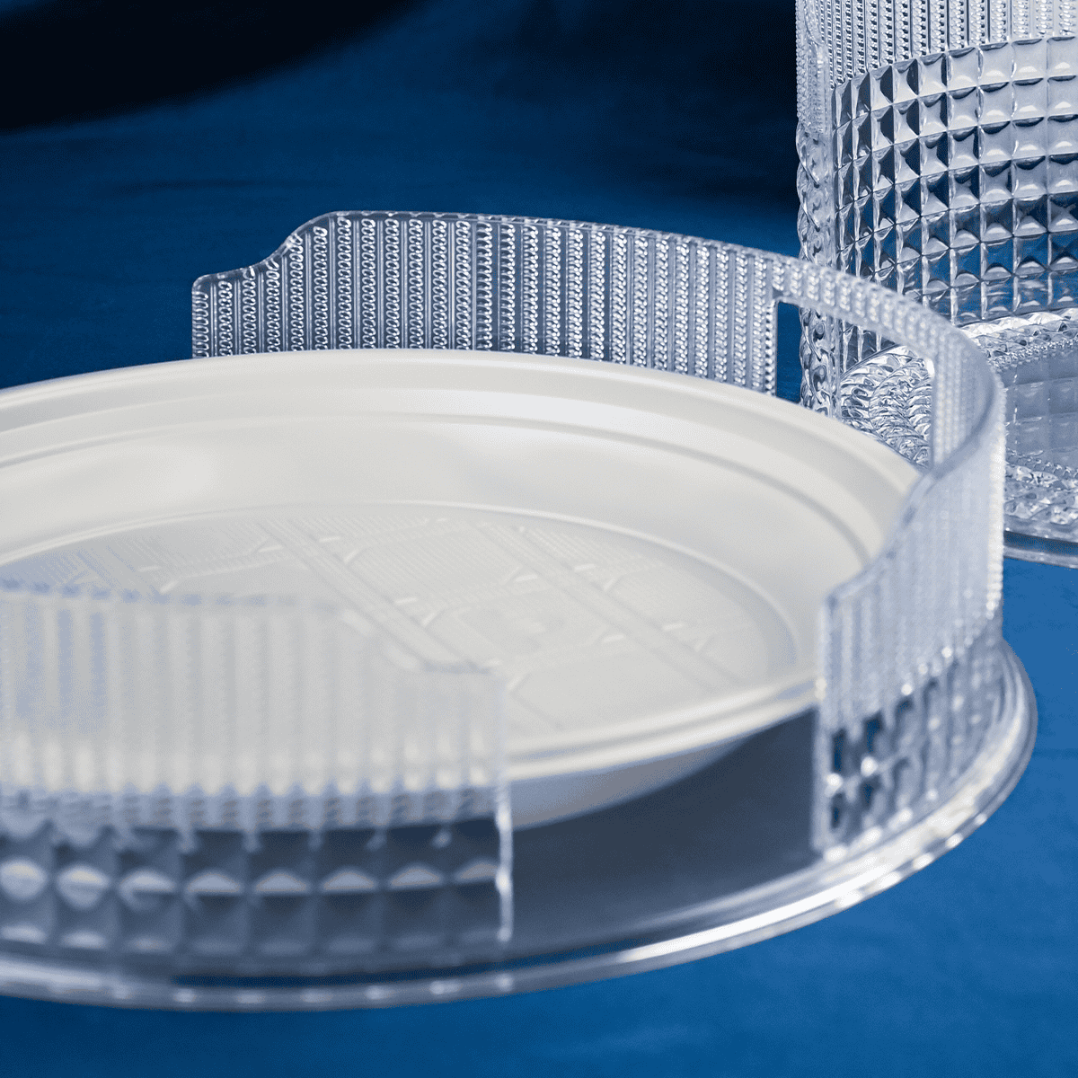 Transparent Plate Holder - Chic & Zen