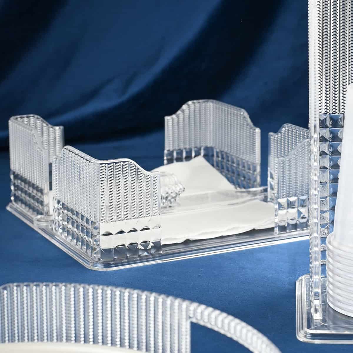 Transparent Napkin Holder - Chic & Zen