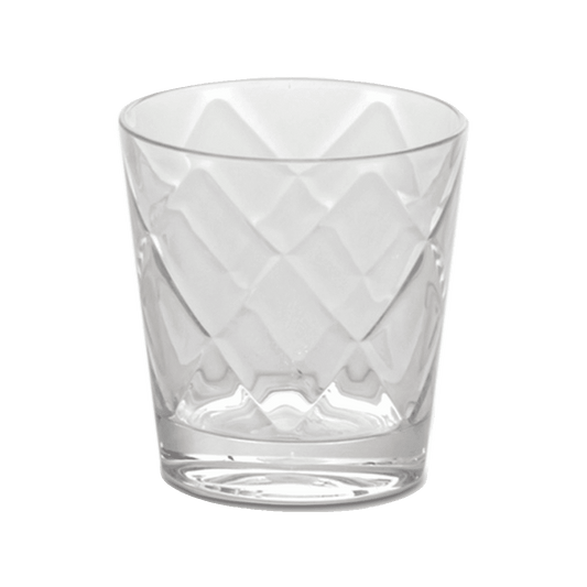 Set of 6 Transparent Water Glasses - Cheers