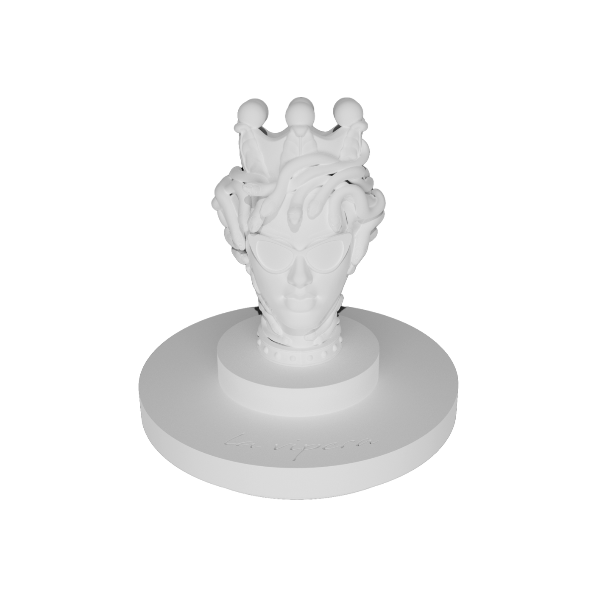 Tête Décorative Sagrada Familia Blanc - Baci Milano - Polyresine - 25.5 Cm Décoration Design Italien Tête Décorative Sagrada Familia Blanc - Baci Milano - Polyresine - 25.5 Cm Décoration Design Italien