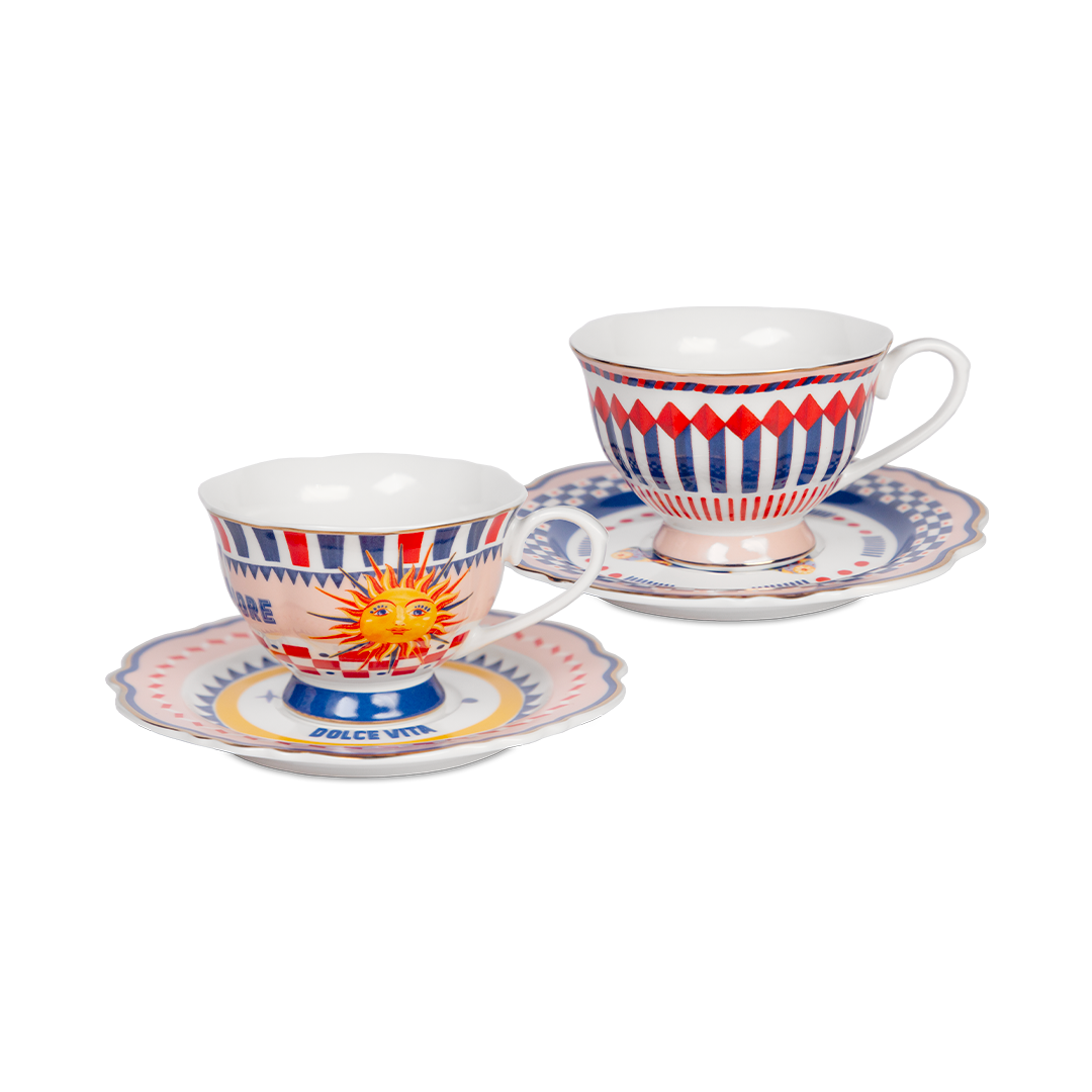 Set of 2 Coffee Cups - Mamma Mia