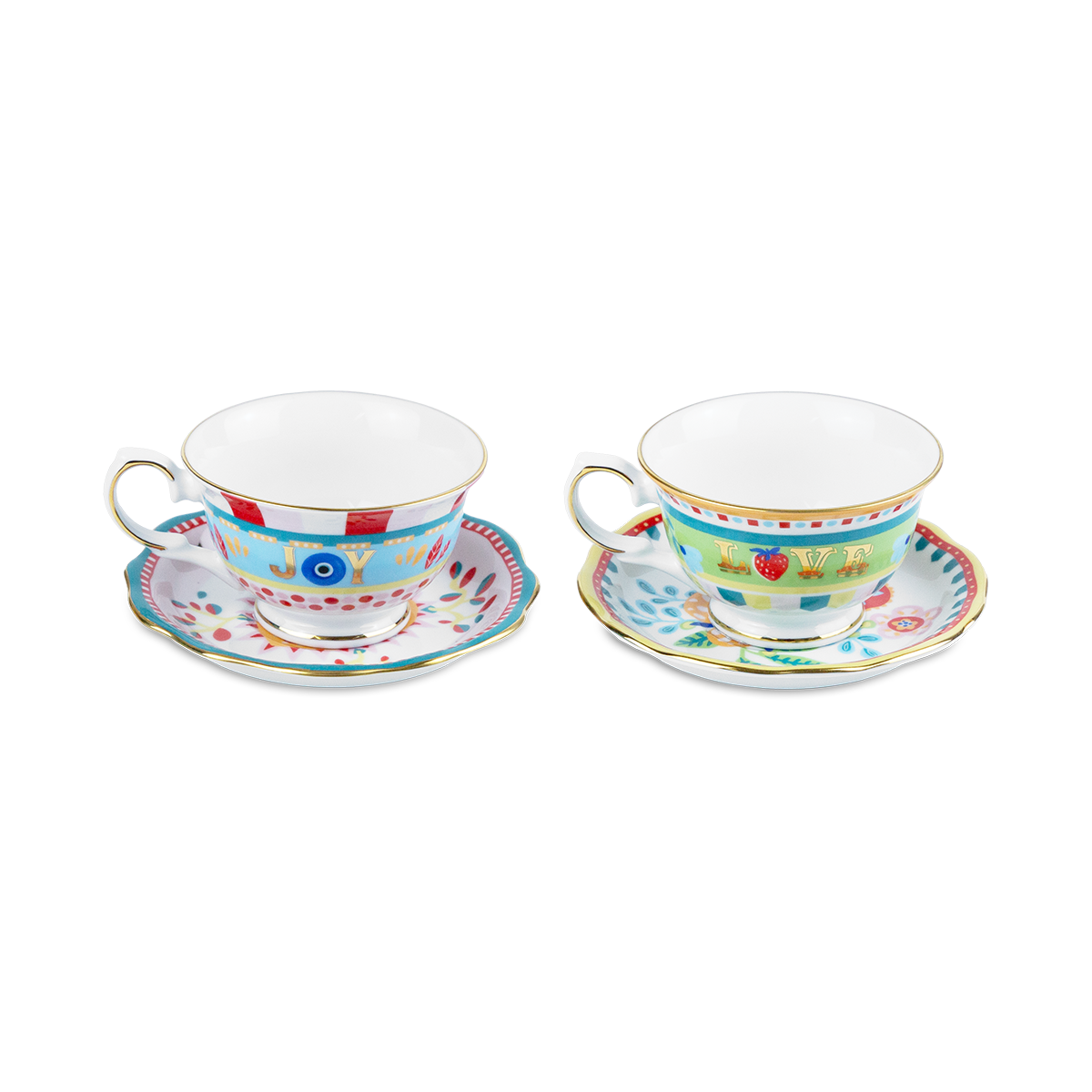 Set of 2 Tea Cups - Mamma Mia