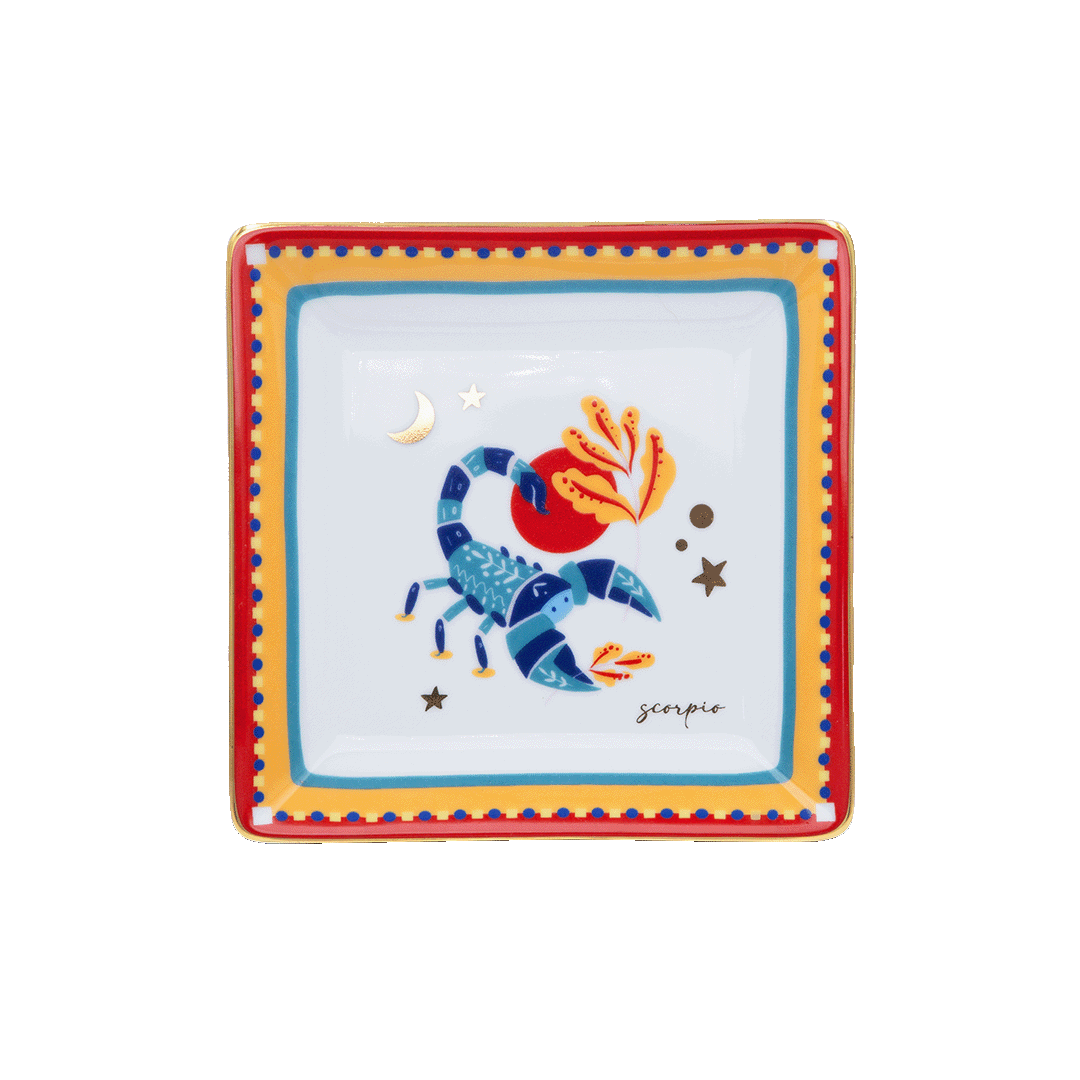 Square Valet Tray - Scorpio