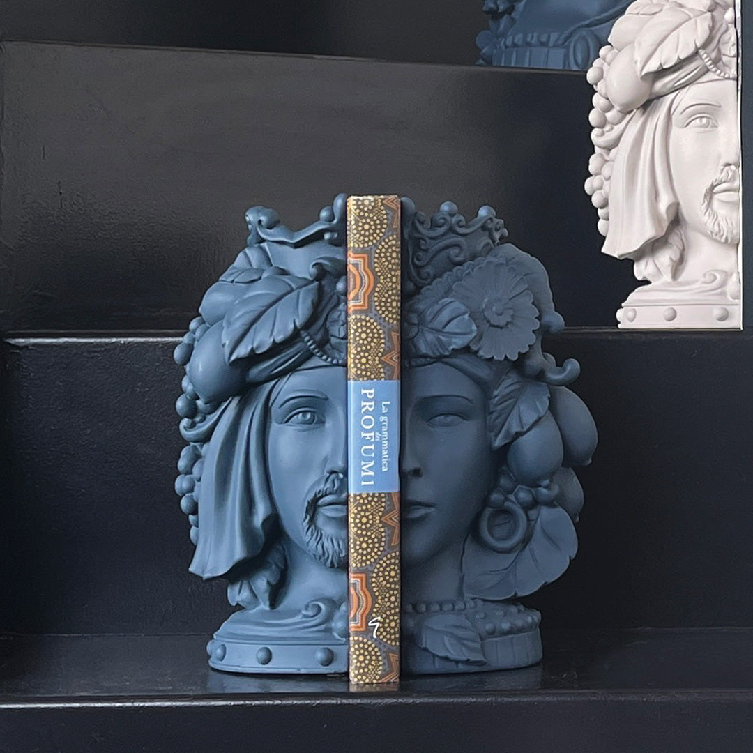 Bookends Couple - Blue/Grey