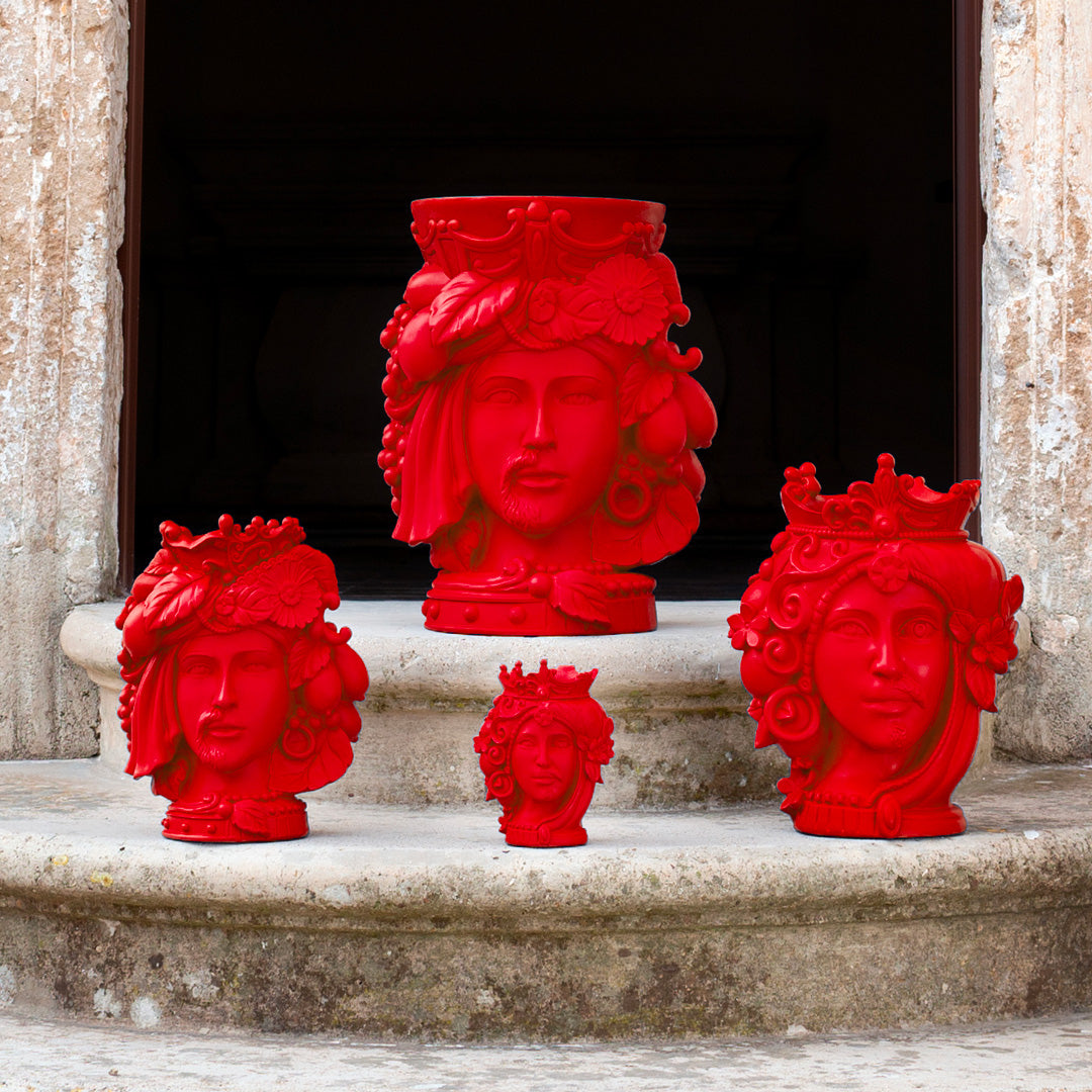 Testa Matta Coppia - Rosso