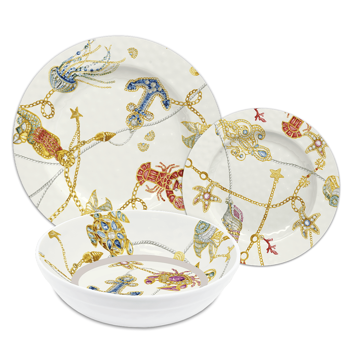 Portofino Dinner Set 18pcs Melamine