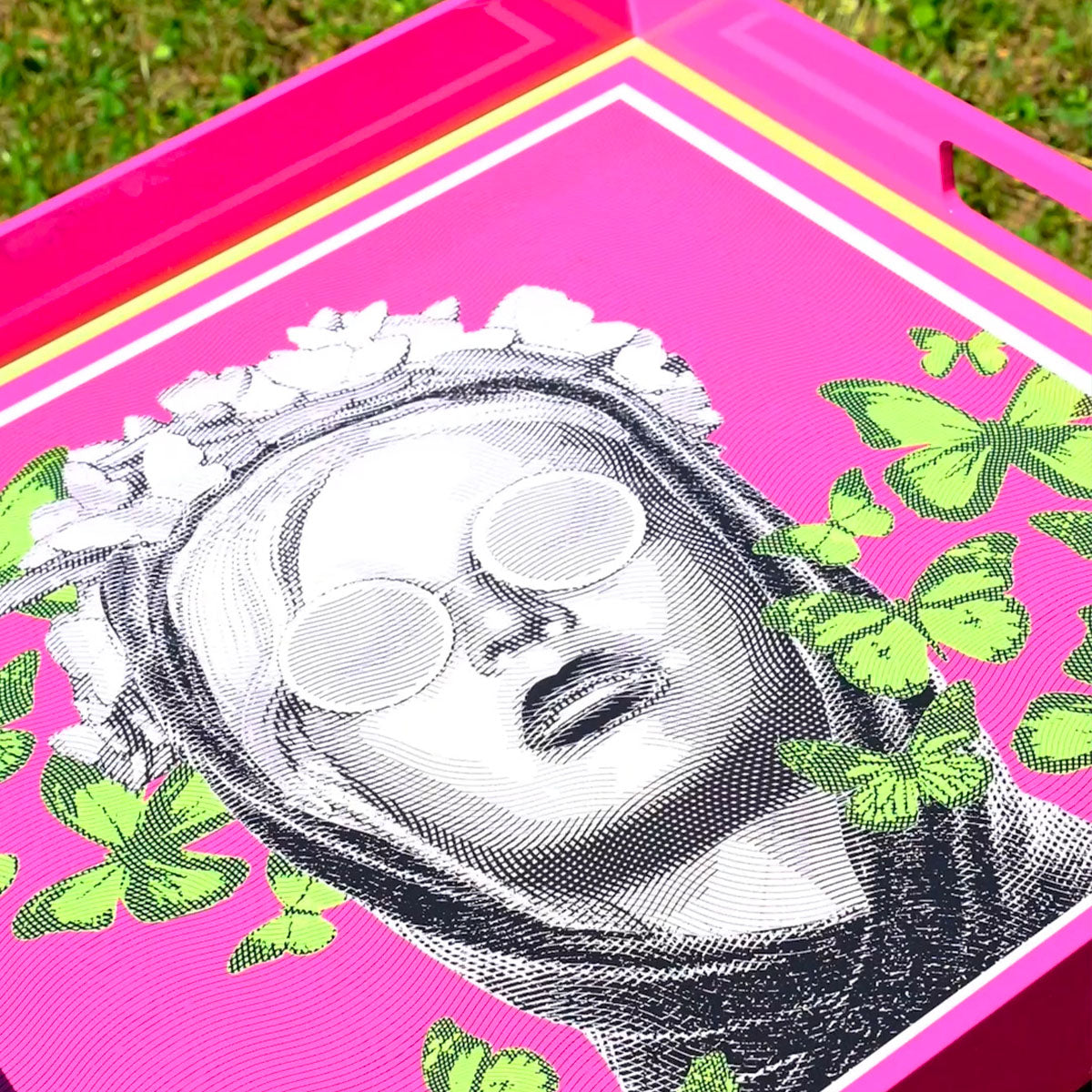La Stilosa Square Tray - Sagrada Familia