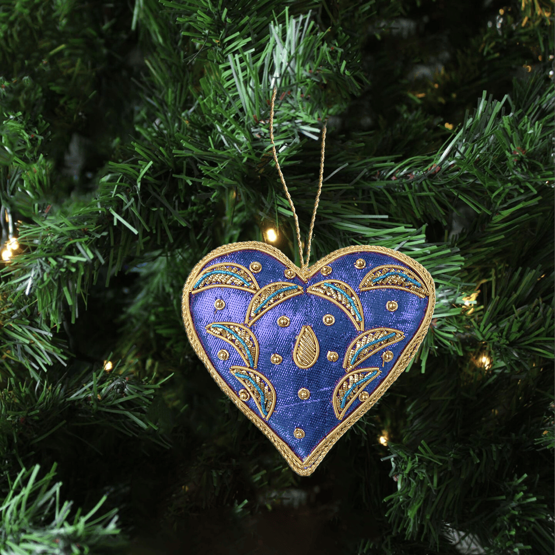 Decorazione Cuore Blu