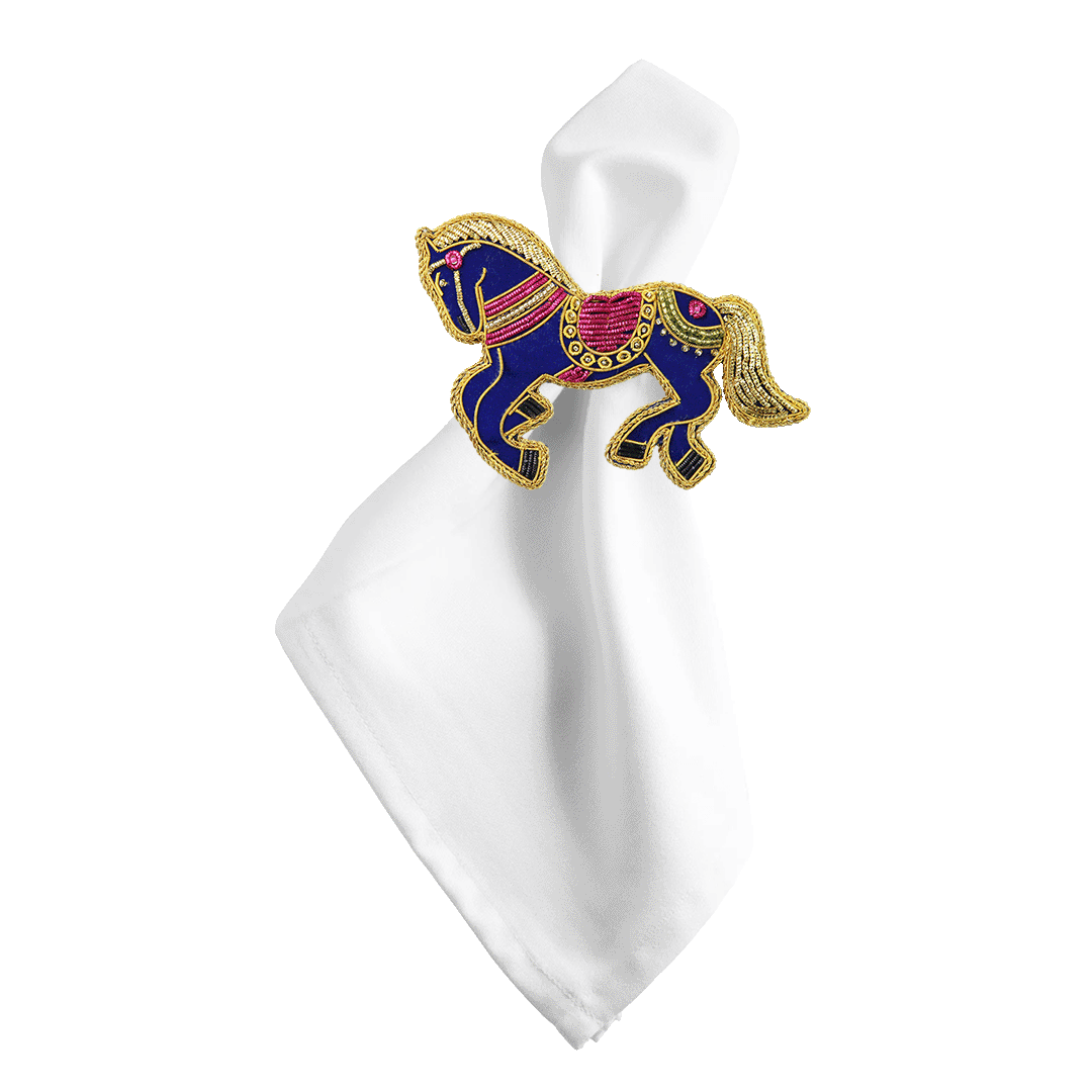 Seahorse napkin ring