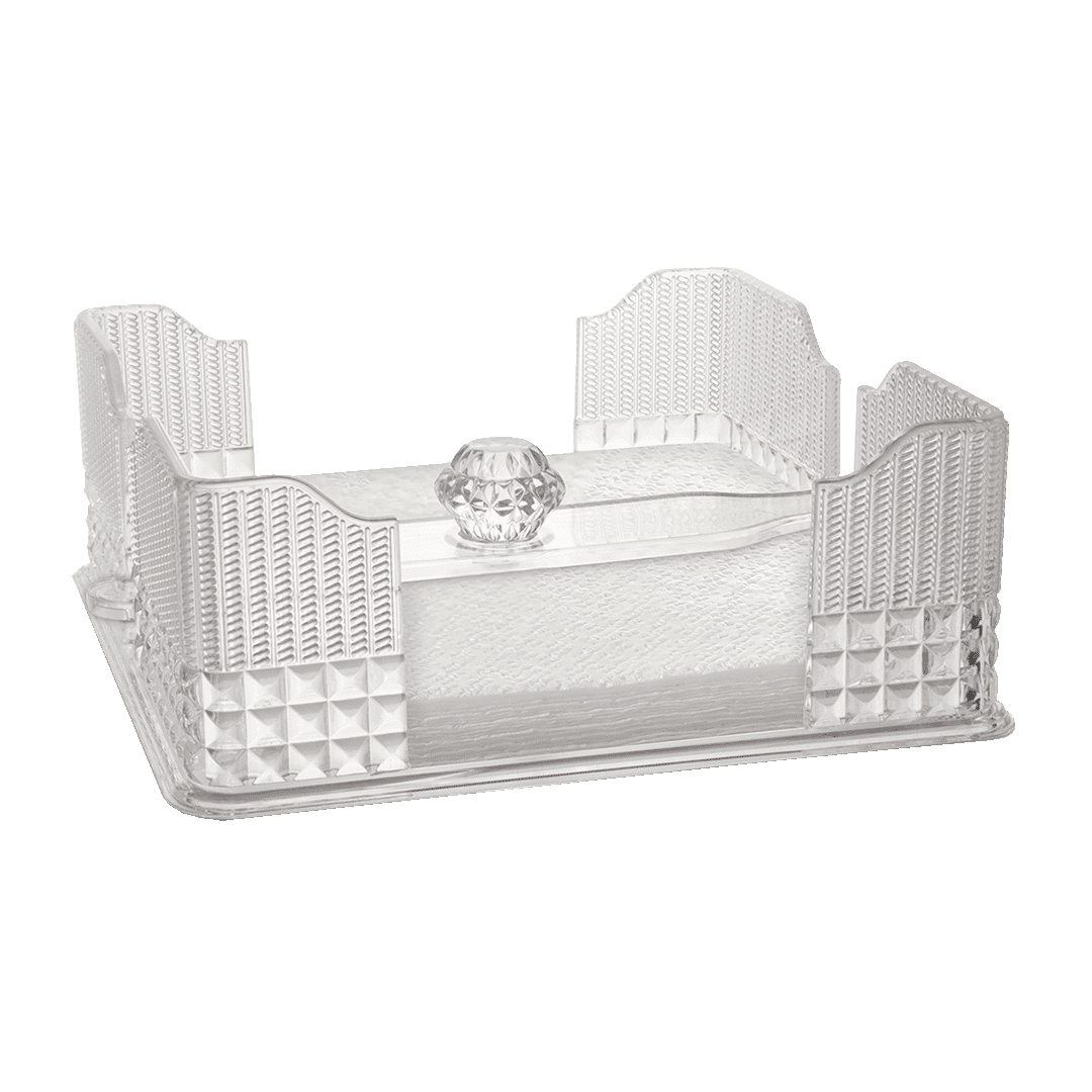 Transparent Napkin Holder - Chic & Zen