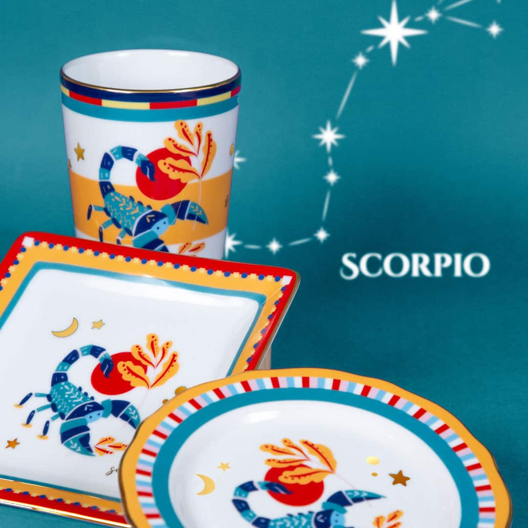 Square Valet Tray - Scorpio