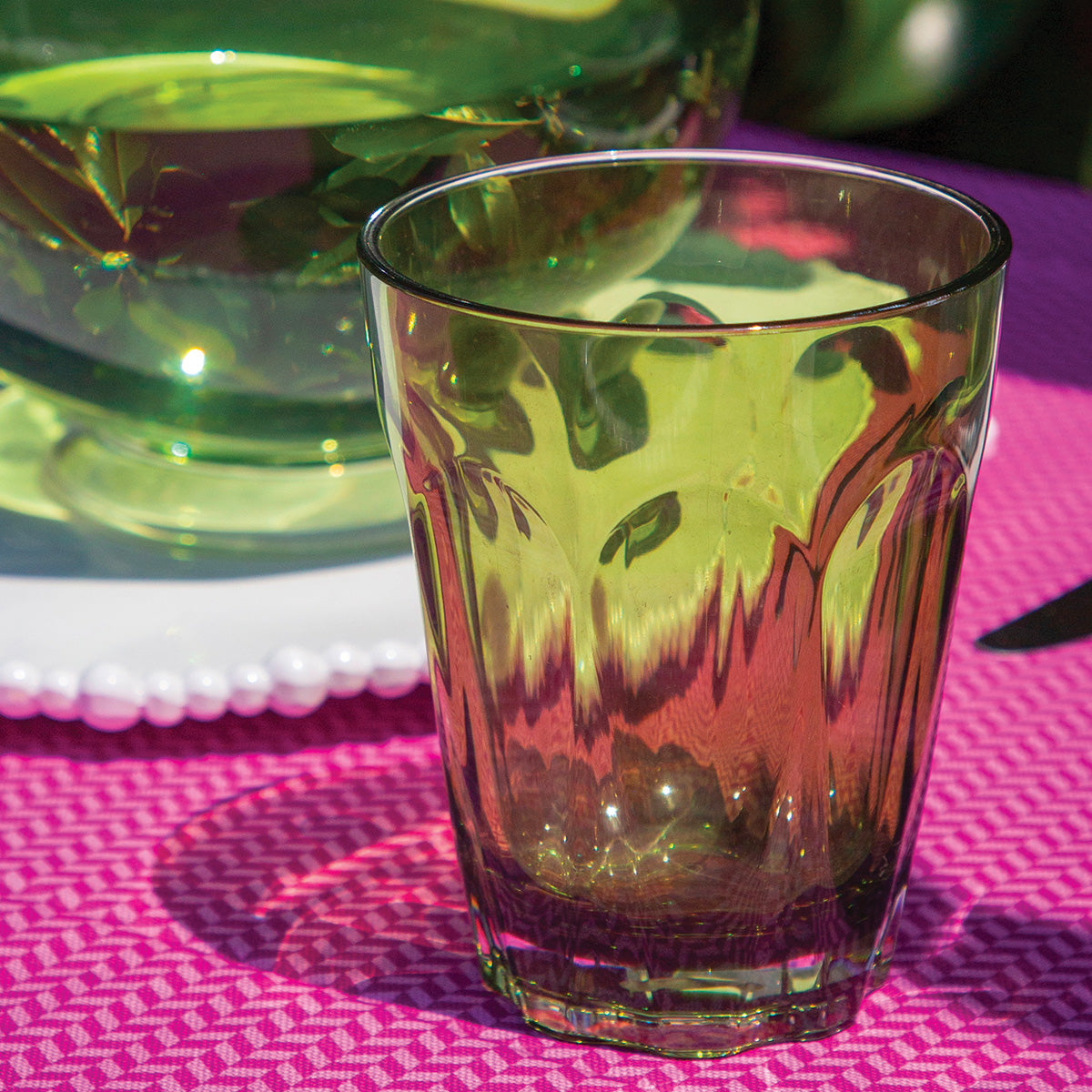 Set of 6 Water Glasses - Aqua
