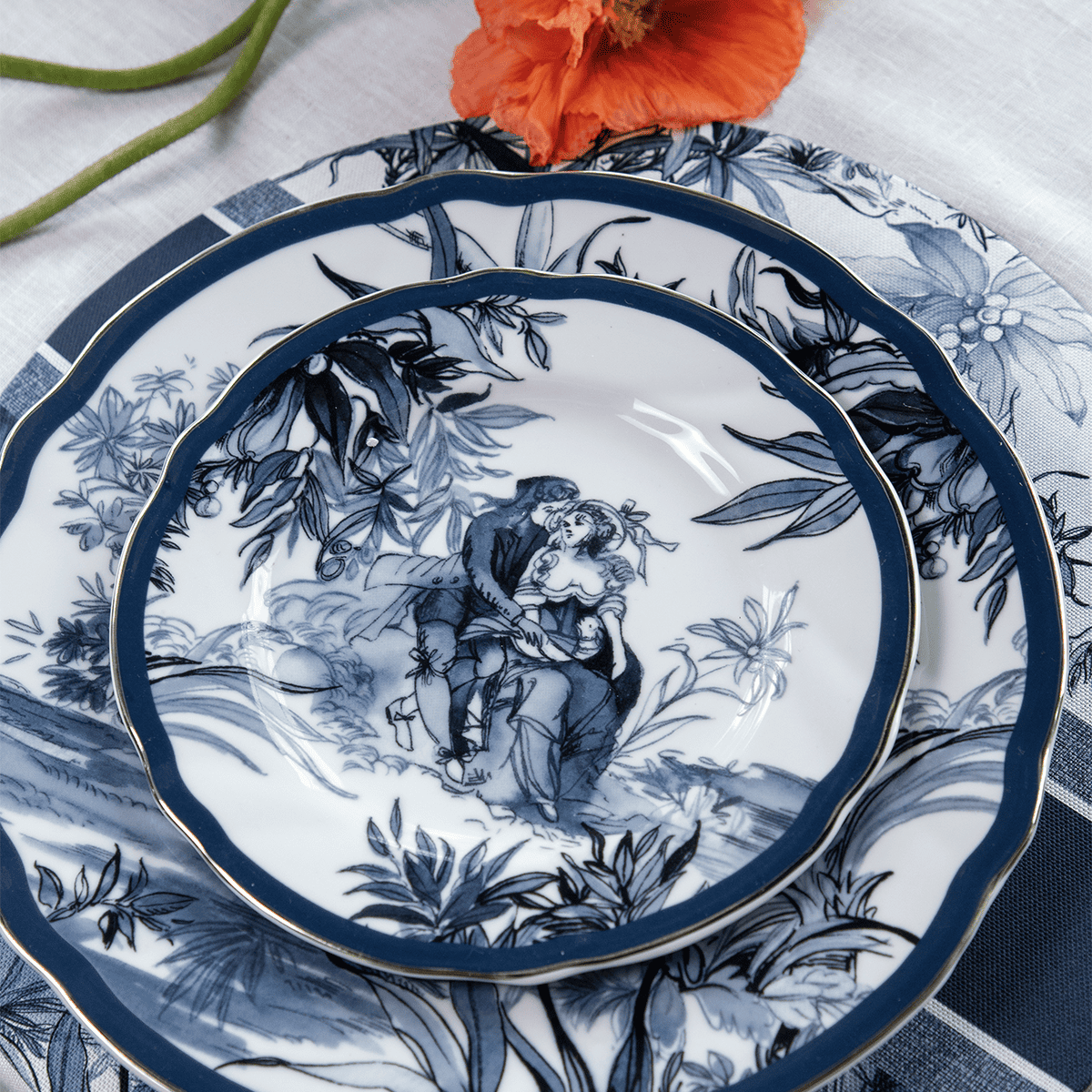 Set of 6 Dessert Plates - Versailles