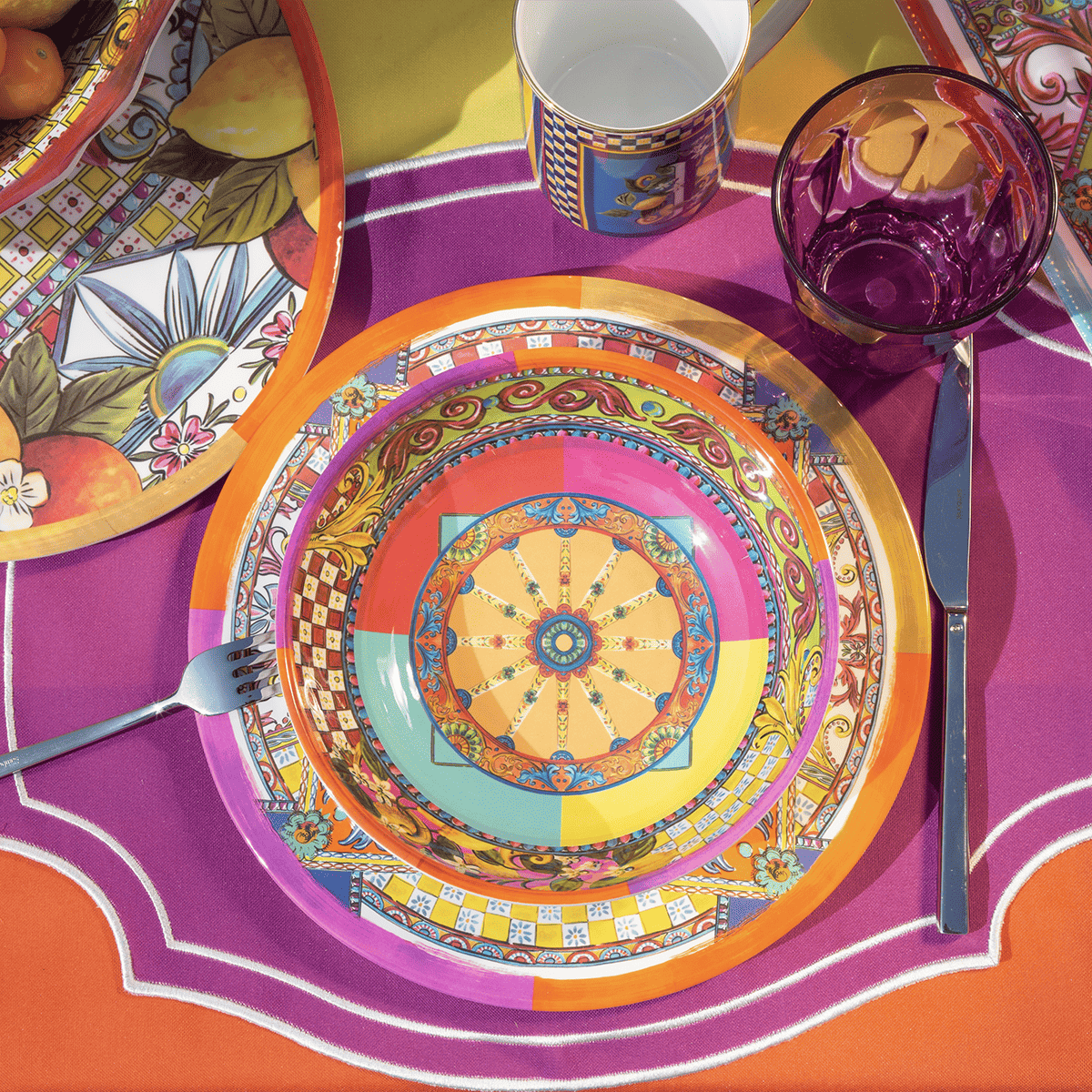 Set 6 Piatti Piani - Ortigia