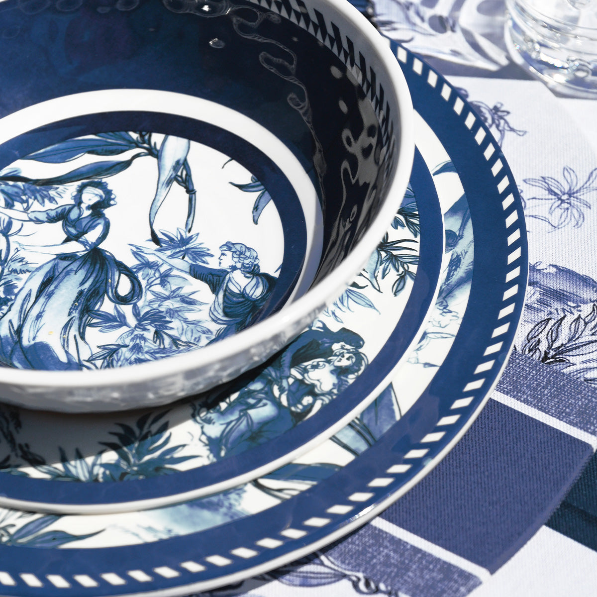 Set of 6 soup plates - Versailles