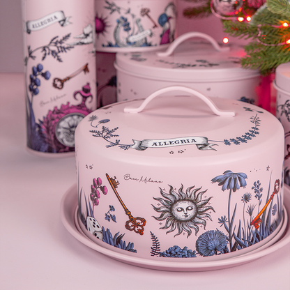 Piatto torta con cupola