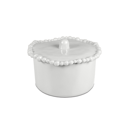 Mini White Biscuit Jar - Joke