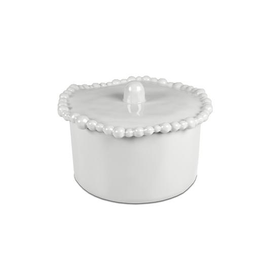 Mini White Biscuit Jar - Joke