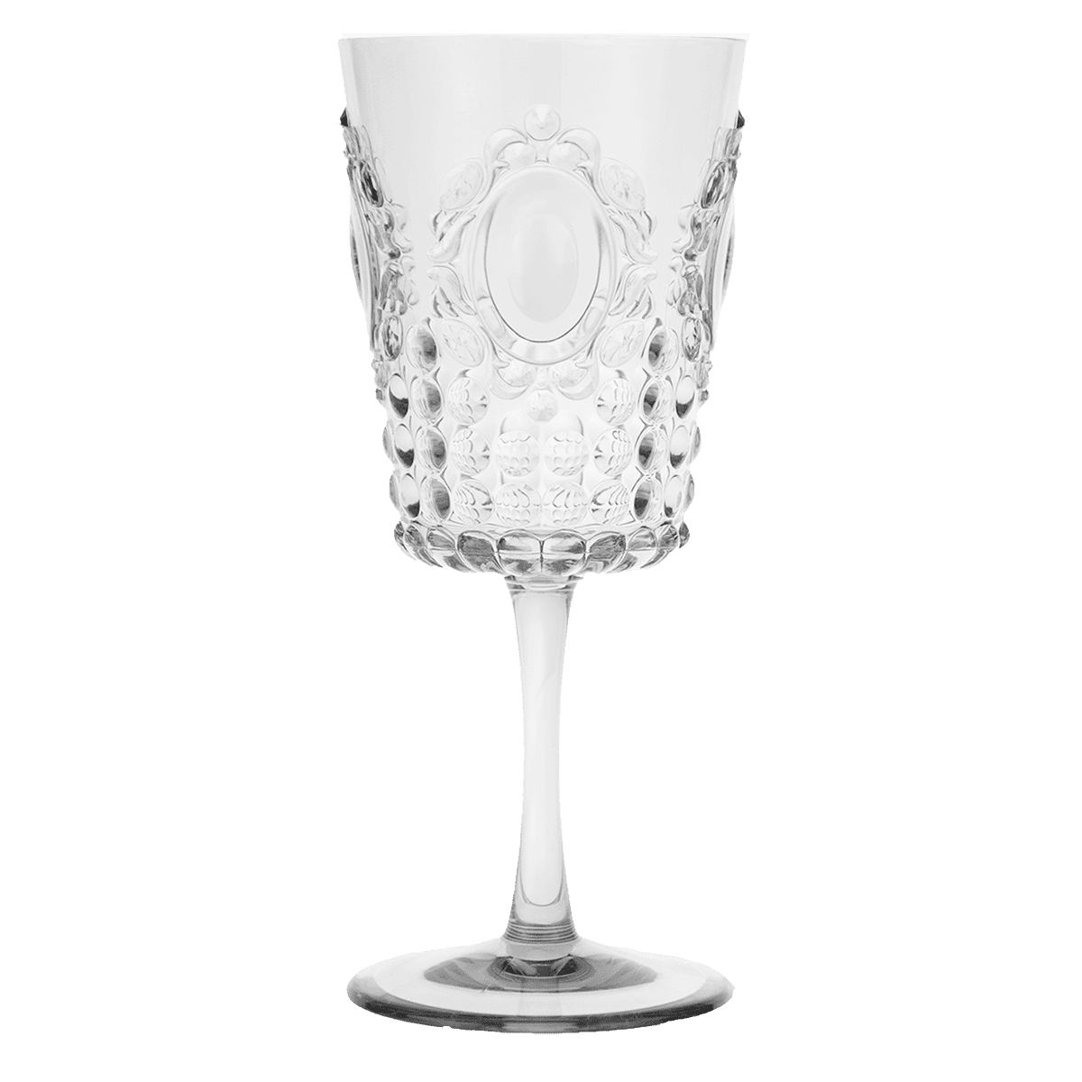 Set of 6 Wine Glasses - Baroque & Rock