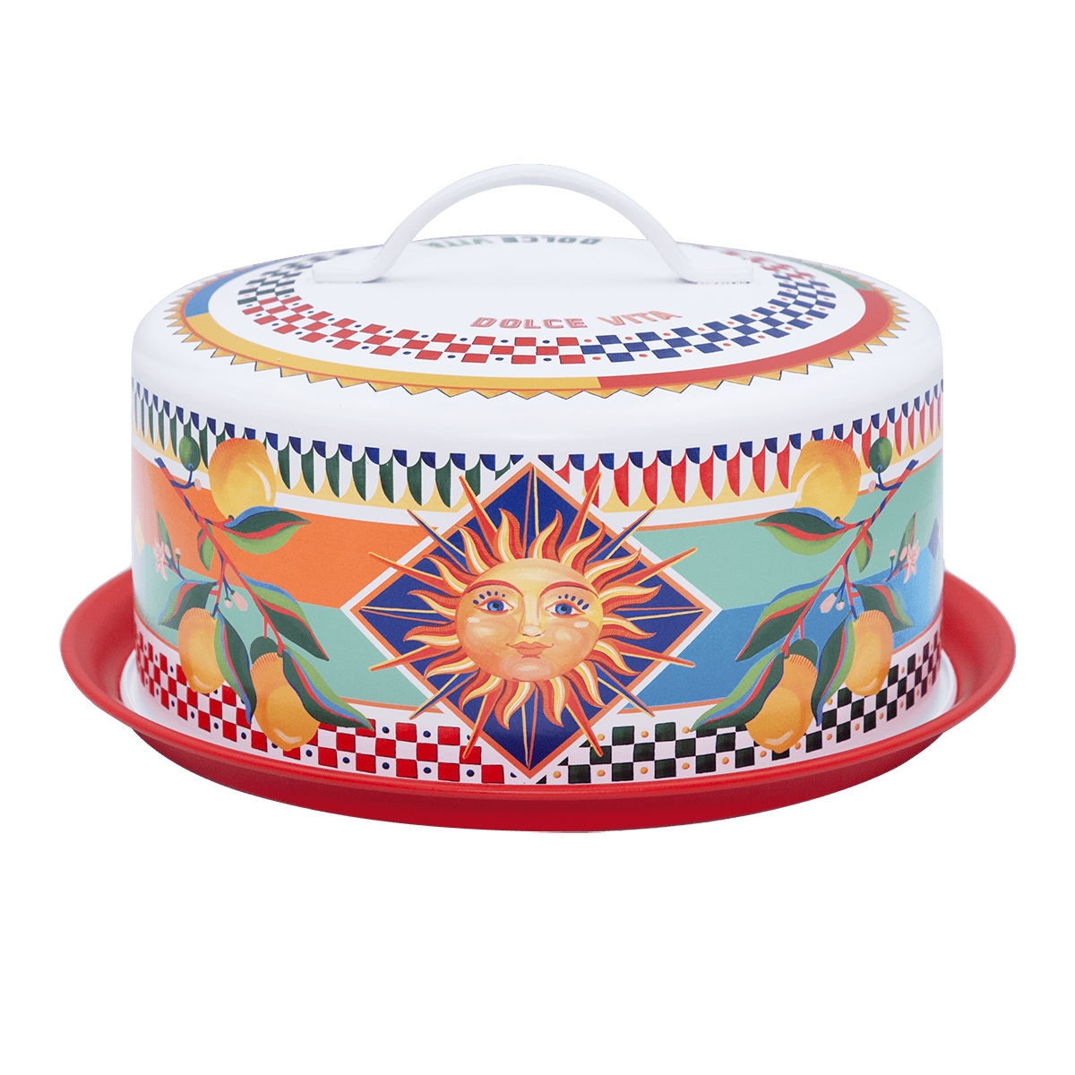 Piatto torta con cupola