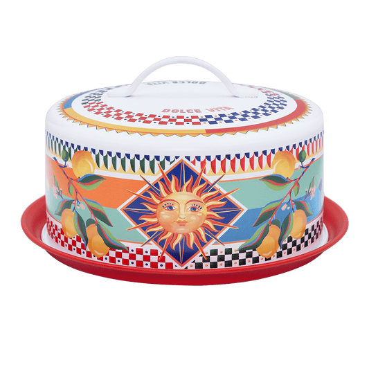 Piatto torta con cupola