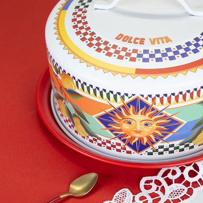 Piatto torta con cupola